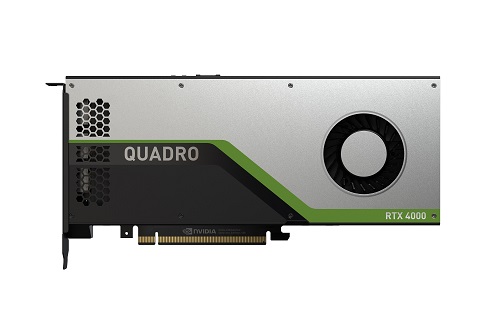 ▲엔비디아 중저가 GPU '쿼드로 RTX 4000'./엔비디아