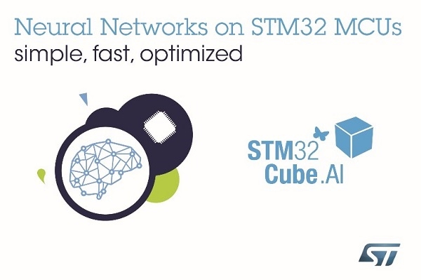 ST마이크로는 'STM32' MCU에 AI 기능을 추가해 STM32CubeMX 생태계를 확장했다.