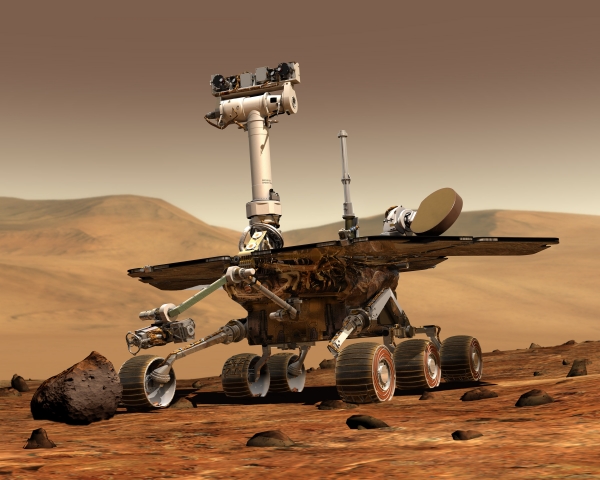 나사가 화성에 발사한 탐사체 로버(Rover)./위키백과