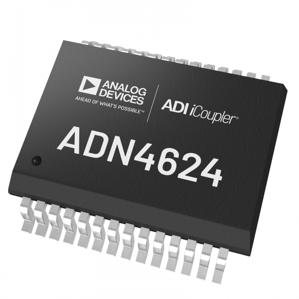 ADI의 디지털 절연기 'ADN4624' 칩. /사진=ADI