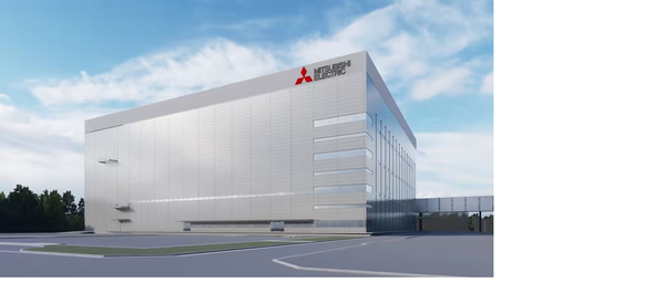 ▲미쓰비시전기의 새로운 8인치 SiC 웨이퍼 공장 조감도./출처 미쓰비시전기