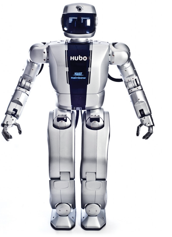 ▲레인보우로보틱스의 이족보행 로봇 ‘HUBO2’