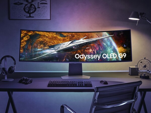 ▲OLED 게이밍 모니터 '오디세이 OLED G9' 제품 이미지.
