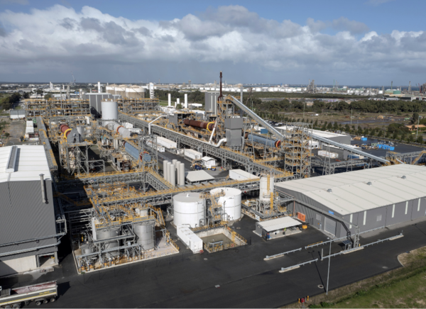 호주 텐치리튬 정제공장. /사진=텐치리튬