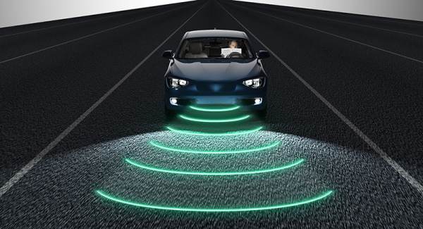 자동차에서 라이다(LiDAR)는 전방에 있는 사물의 위치와 형태, 이동방향, 속도 등을 측정한다./자료=VIAVI Solution