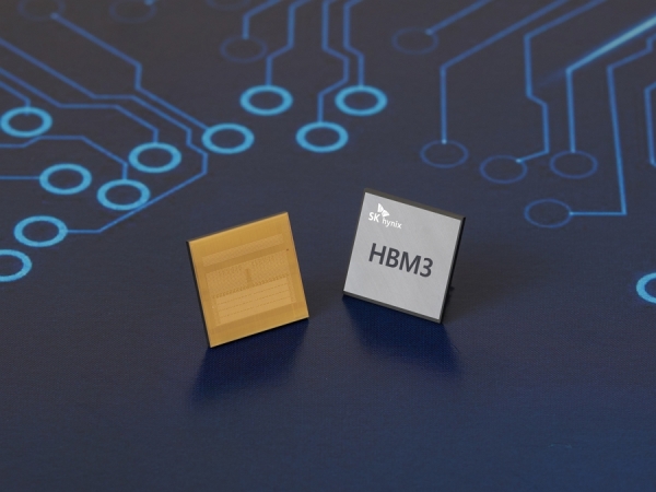 SK하이닉스가 개발한 HBM3 D램. /사진=SK하이닉스