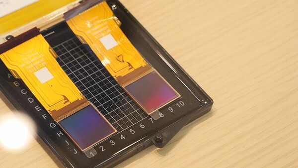 중국 씨야가 생산한 OLEDoS. OLEDoS는 손톱만한 크기로 생산해 주로 AR이나 VR 기기에 탑재된다. /사진=씨야