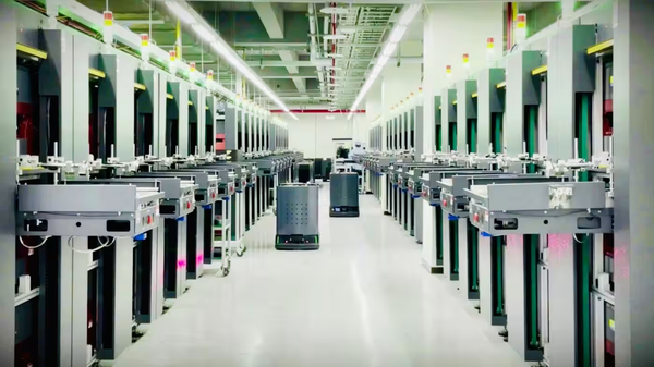 이노룩스 모회사 폭스콘이 생산한 AI 서버. /사진=폭스콘