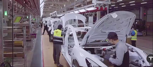 테슬라의 상하이 기가팩토리. /사진=테슬라