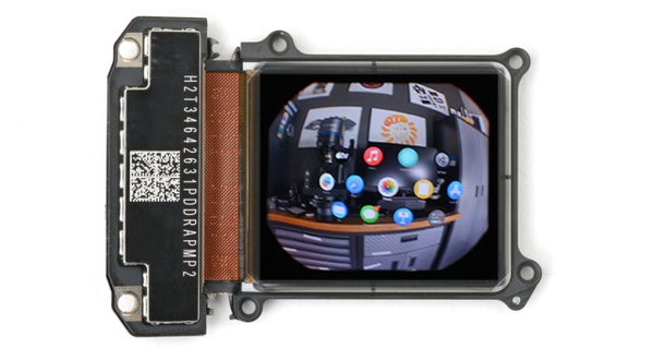 비전프로에 쓰인 OLEDoS 디스플레이. /사진=애플