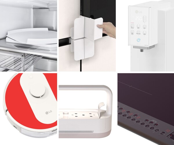 ▲사진은 LG 컴포트 키트 신제품 6종이 설치된 모습.