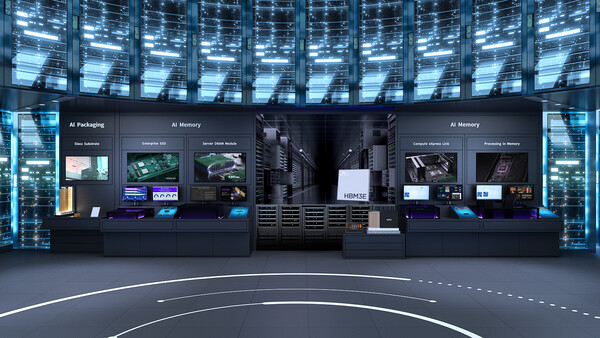 ▲CES 2025 SK하이닉스 전시 조감도,