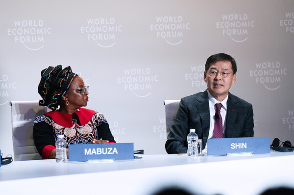 ▲하계 다보스포럼에 참석한 신학철 LG화학 부회장.