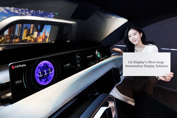 P2p Display LG Display Begins Mass Production of Ultra-large Automotive Display ...