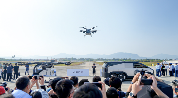 샤오펑에어로HT의 LAC 시연 장면. /사진=샤오펑에어로HT