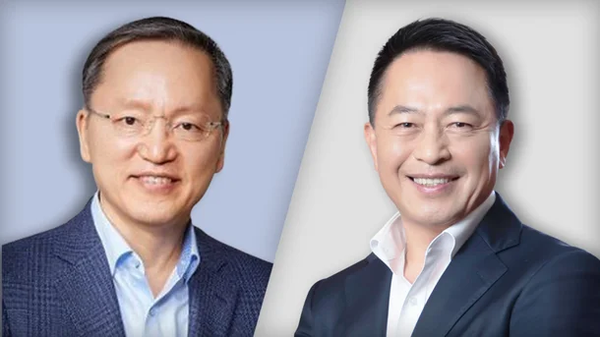 박학규 사업지원TF 사장(왼쪽), 최윤호 삼성글로벌리서치 경영진단실장.