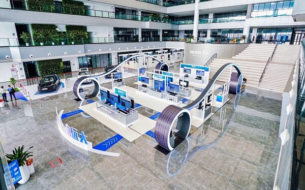 디세이의 차량용 솔루션 전시 모습. /사진=디세이