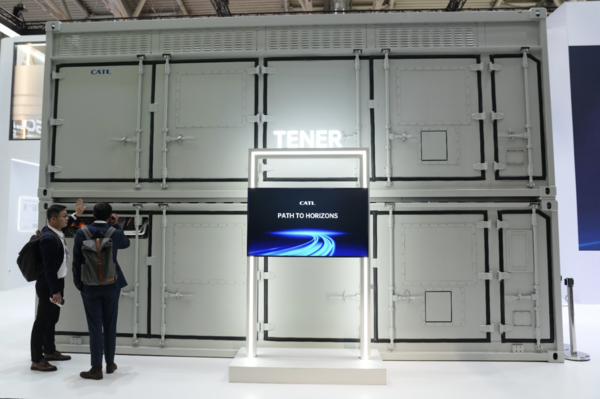 CATL의 초고용량 ESS '테너 스택'. /사진=CATL