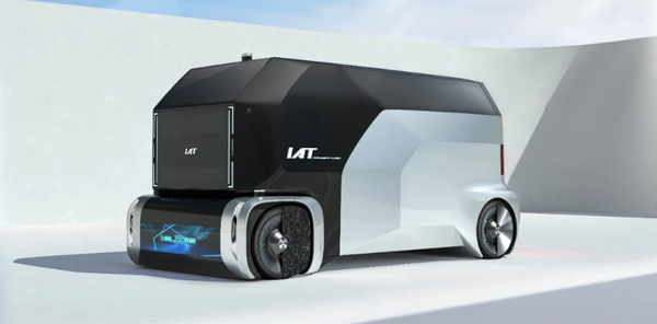 IAT의 자율주행 전기 배송차 컨셉 사진. /자료=IAT오토