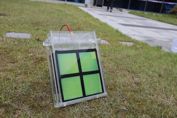 연구팀이 개발한 초대형 전극 시스템. /사진=한국기계연구원