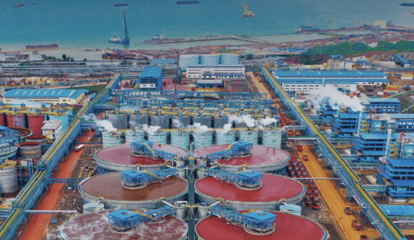 화유코발트의 인도네시아 슐라웨시 니켈 공장. /사진=화유코발트