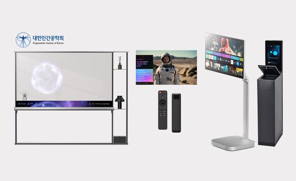 ▲사진 왼쪽부터 ▲LG 시그니처 올레드 T ▲webOS AI UX 플랫폼 ▲LG AI 매직 리모컨 ▲LG 스마트모니터 스윙 ▲LG 마이컵.