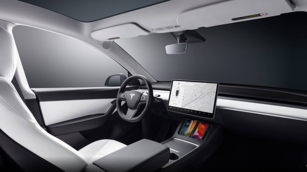 테슬라 '모델Y' 내부./사진=테슬라