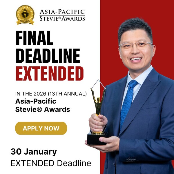 Final Entry Deadline in 2026 Asia-Pacific Stevie® Awards Extended to 30 ...