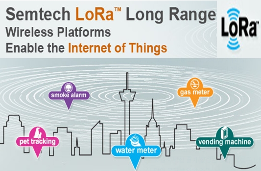Semtech's LoRa Long Range Wireless Platforms enable the IoT
